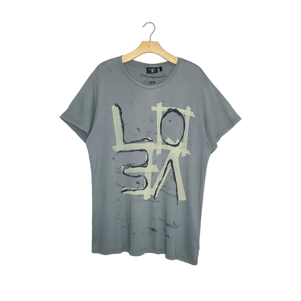 Christian Audigier Gray Short Sleeve Graphic T-shirt